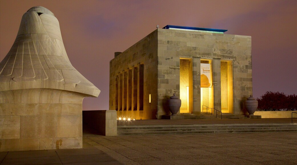 Liberty Memorial which includes night scenes