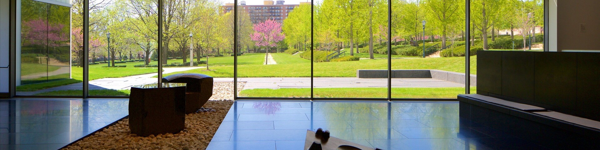 Nelson-Atkins Museum of Art which includes modern architecture and interior views