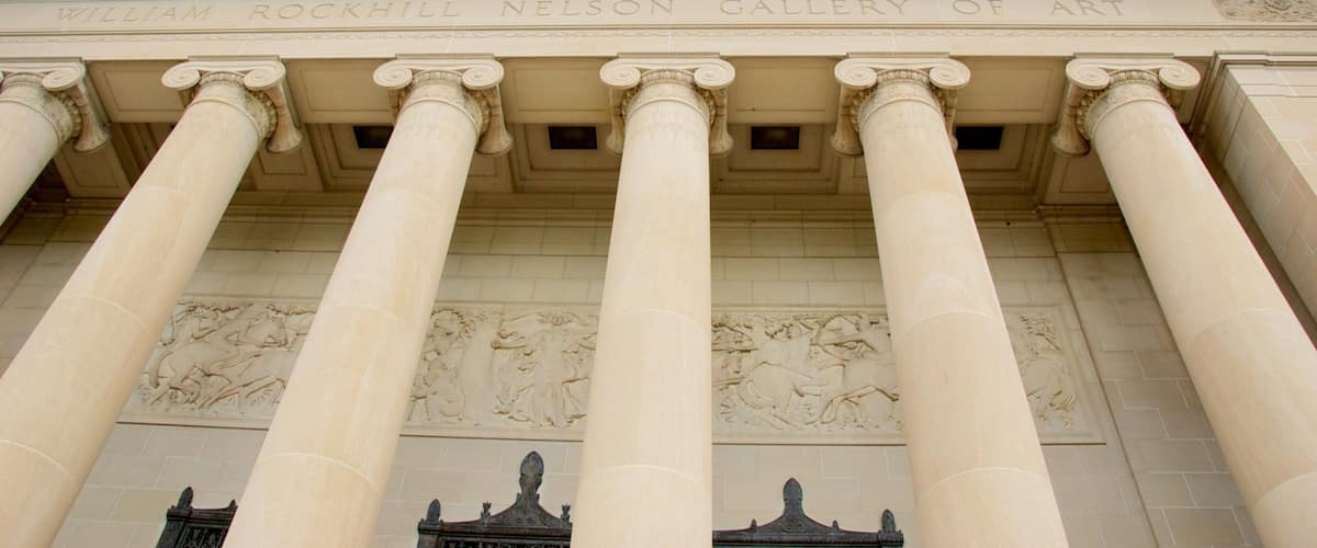 Nelson-Atkins Museum of Art que inclui elementos de patrimônio