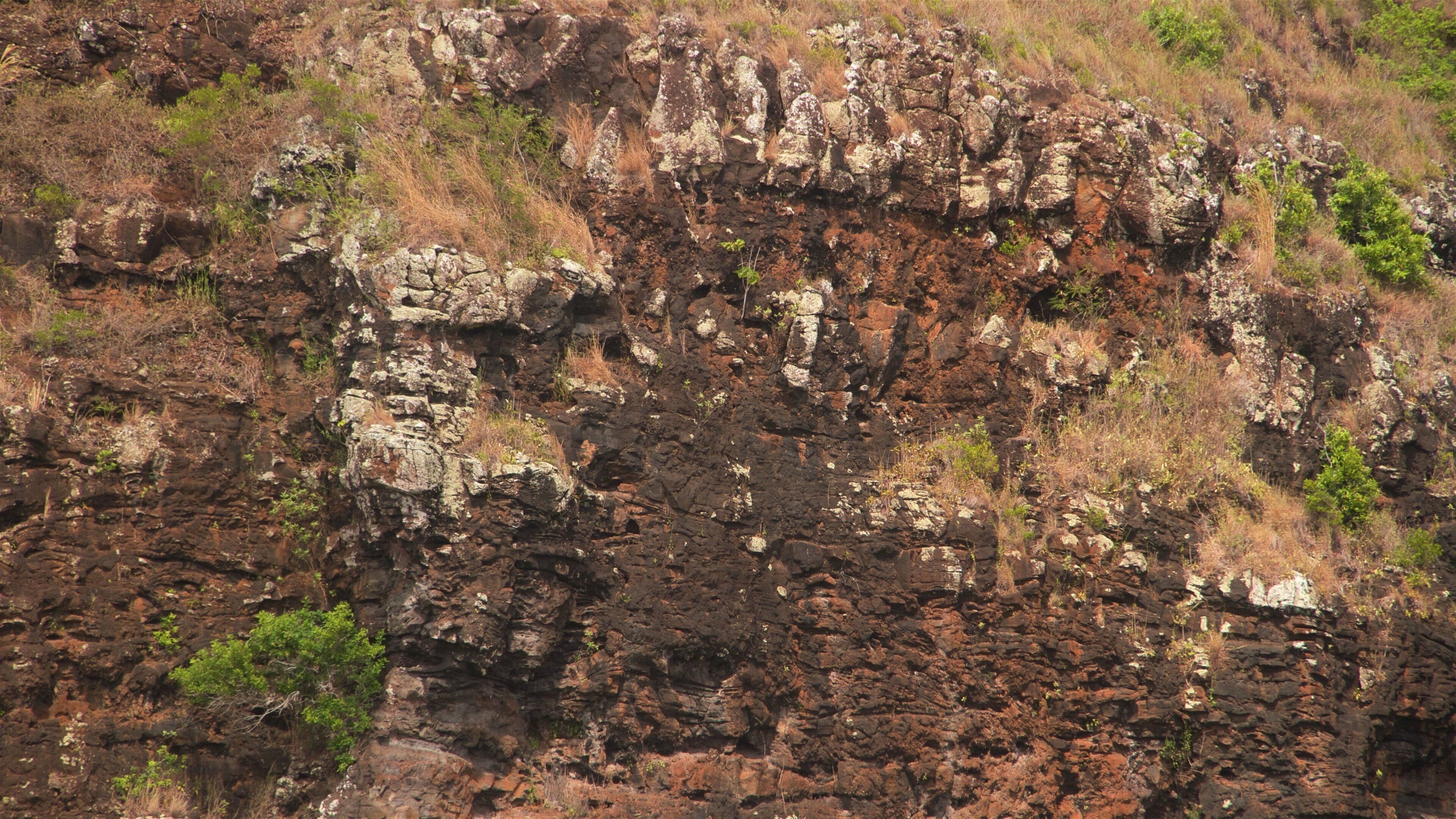 歐帕也卡阿瀑布 呈现出 峽谷