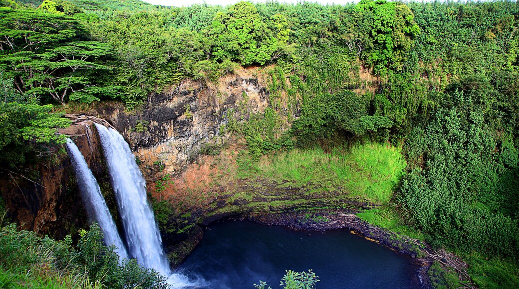Wailua Falls aka Fantasy Island Falls in Kauai Hawaii