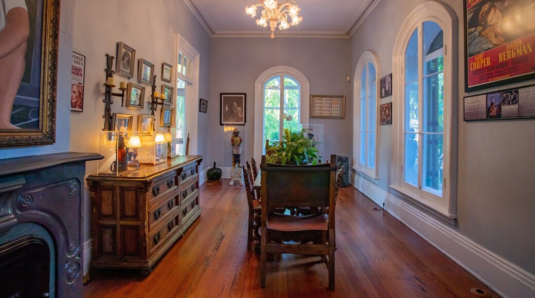 Ernest Hemingway Home and Museum featuring interior views, a house and heritage elements