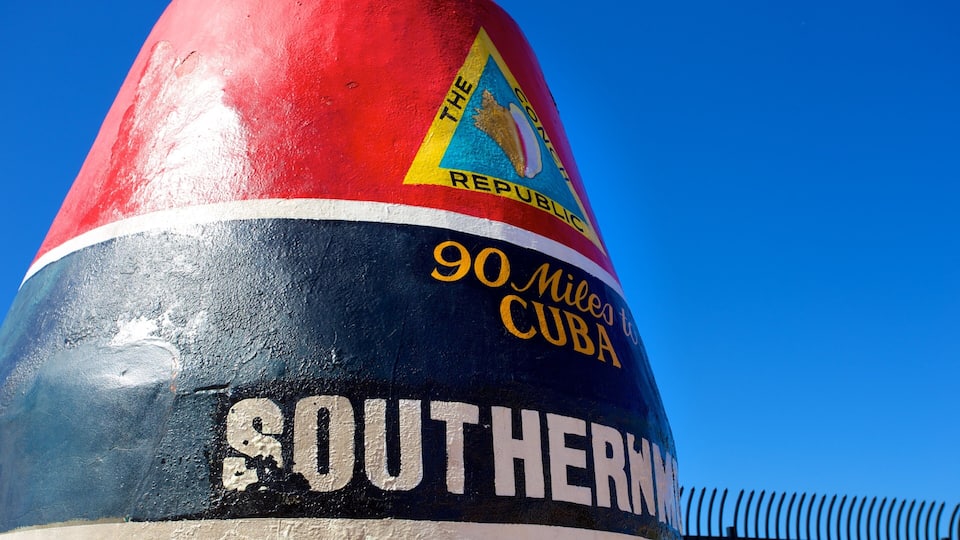Southernmost Point which includes signage