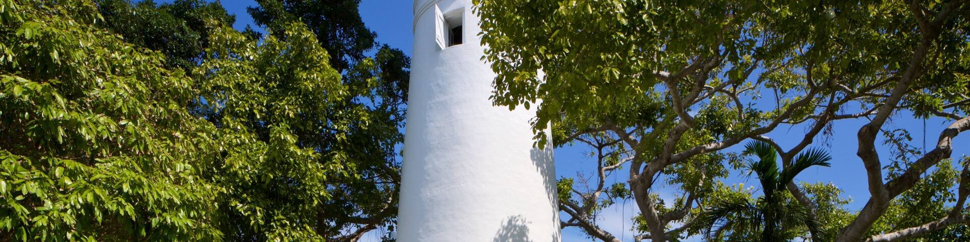 Key West Lighthouse and Keeper\'s Quarters Museum featuring a lighthouse