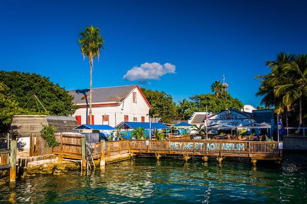 EHR1B0 The Key West Aquarium in Key West, Florida.