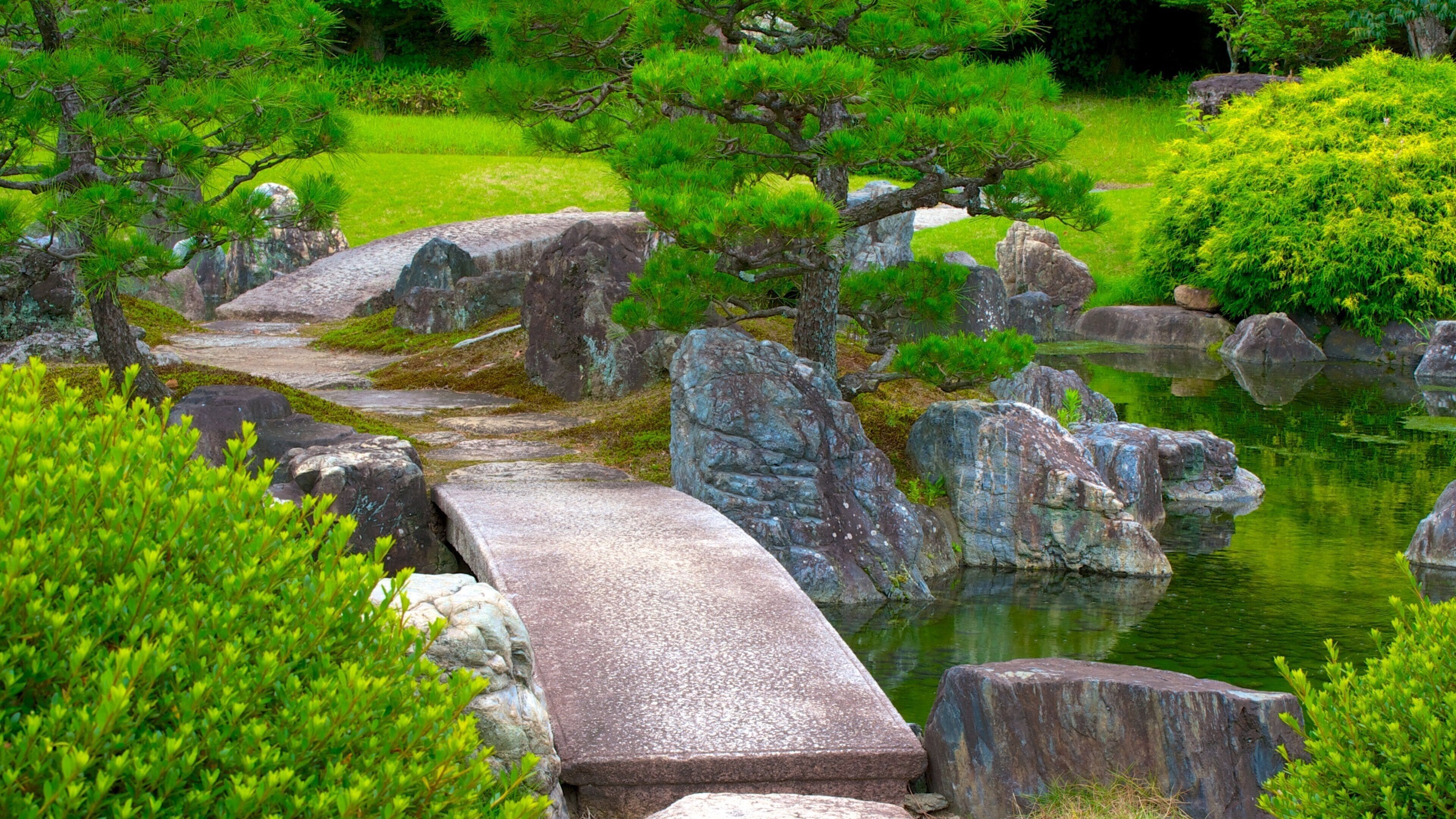 二条城 表示 池 と 公園
