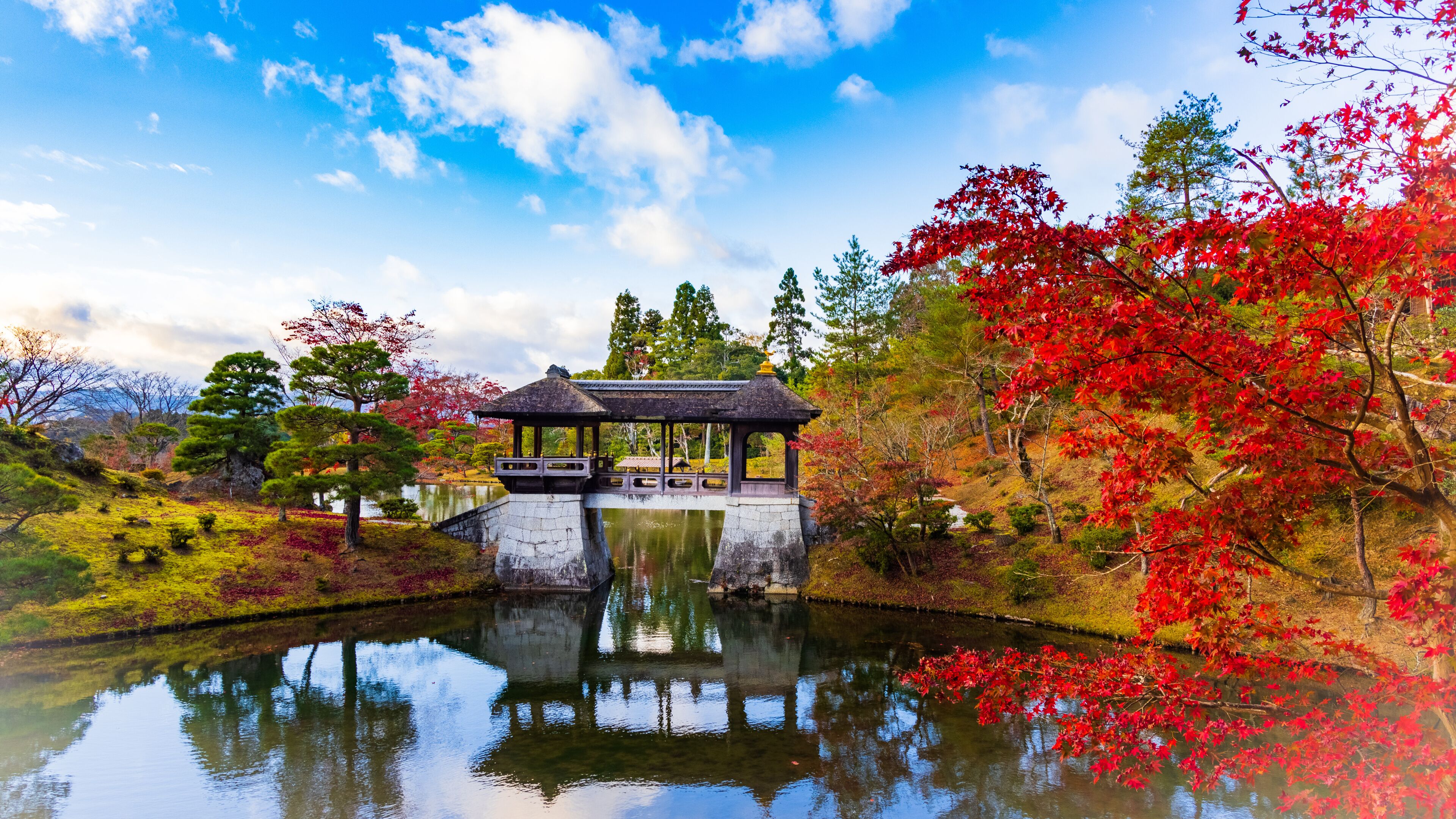 秋の日本庭園 京都 修学院離宮