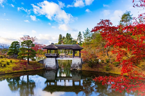 秋の日本庭園 京都 修学院離宮 (Shugakuin Imperial Villa in Kyoto, Japan)
