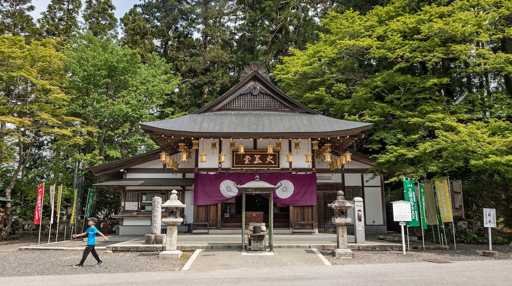 Enryakuji Temple which includes heritage elements as well as an individual child