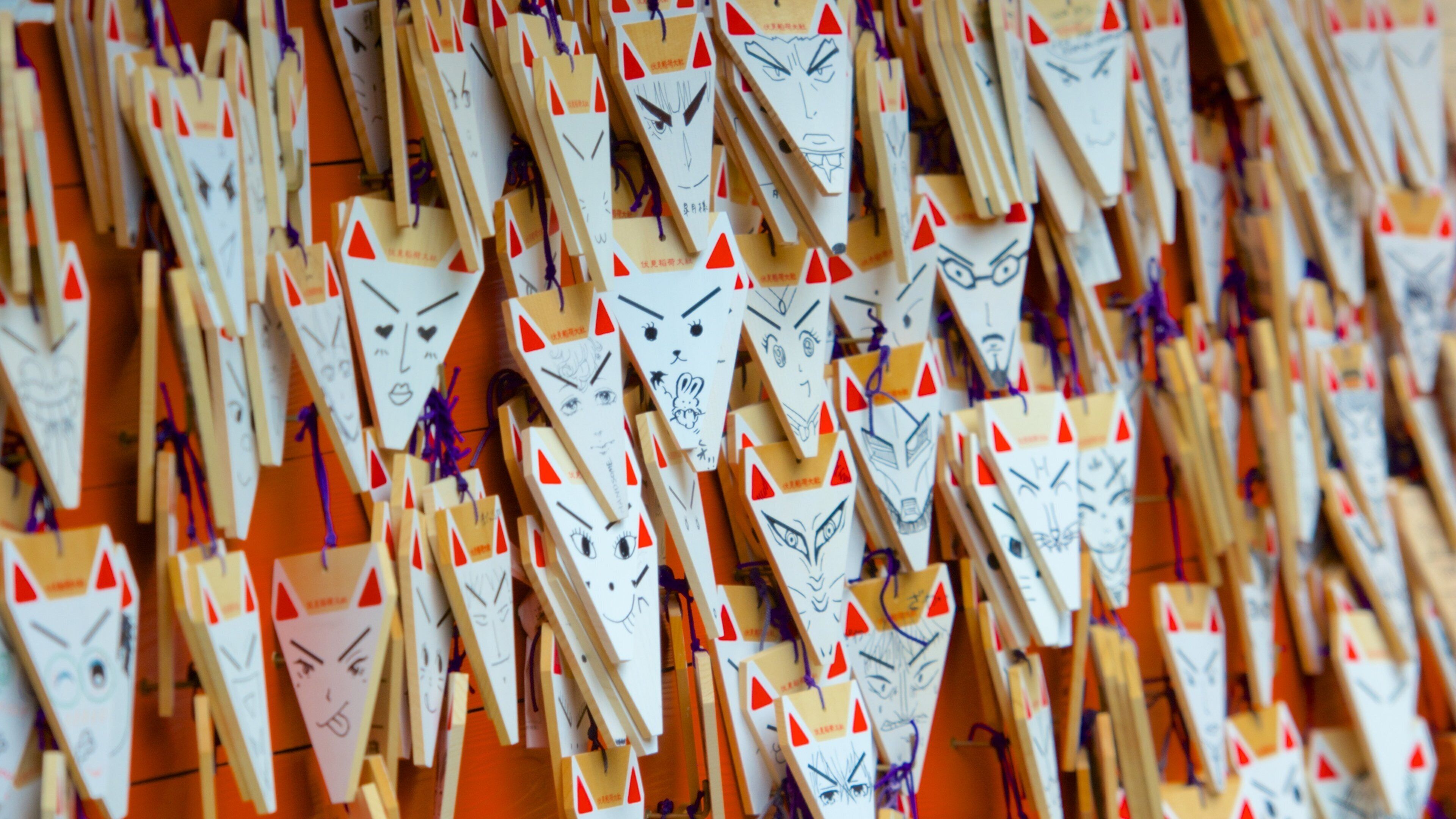 Fushimi Inari Shrine featuring religious elements and a temple or place of worship