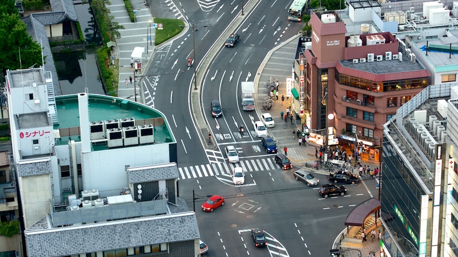 Kyoto featuring a city