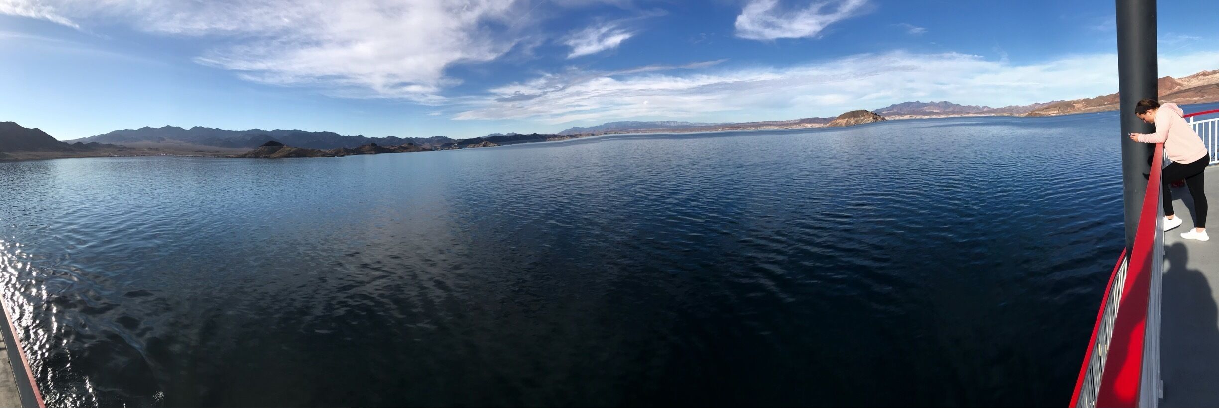 Beautiful Lake Mead on the Dessert Princess paddle wheeler.