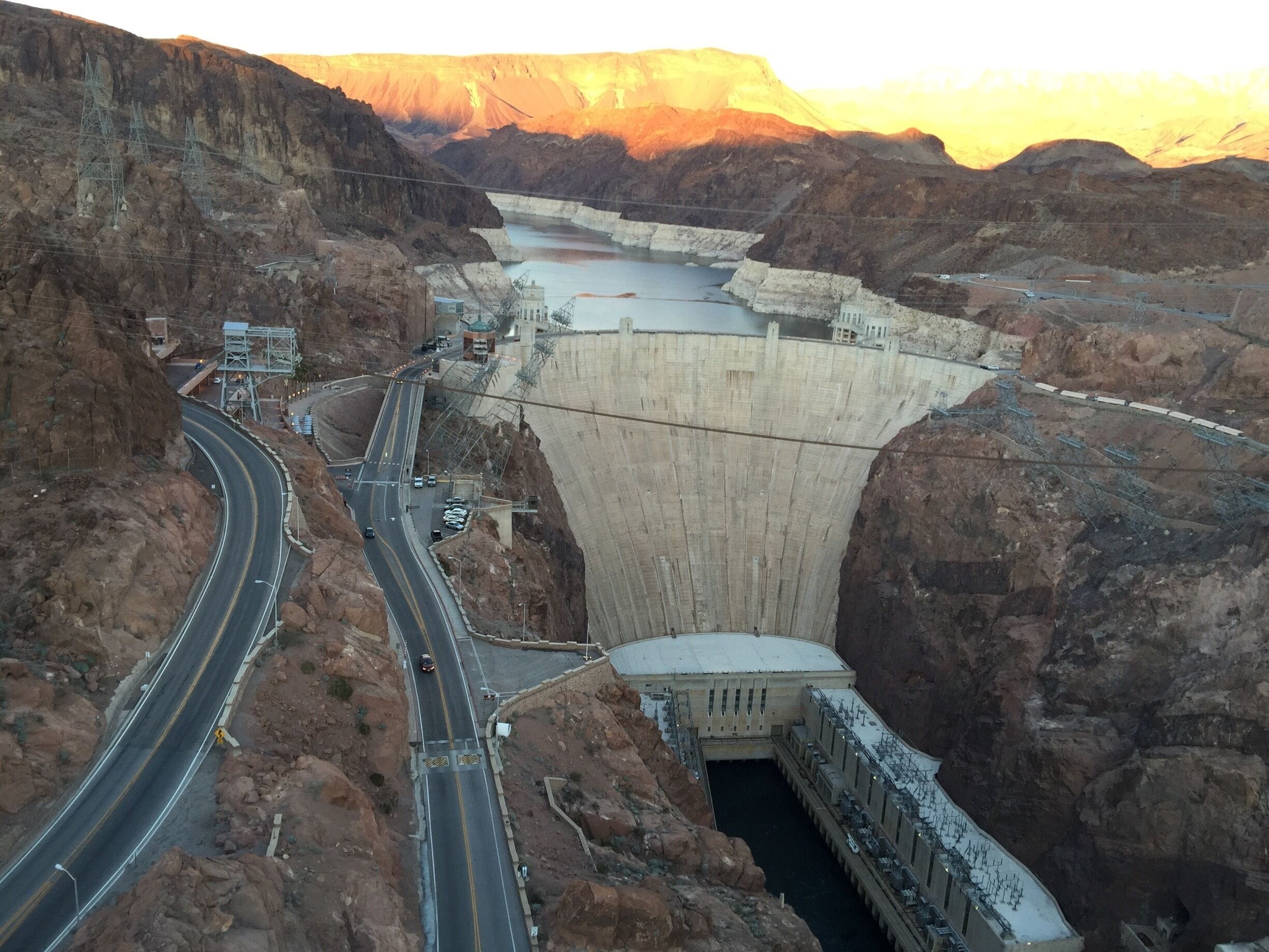 Hoover Dam from the bridge