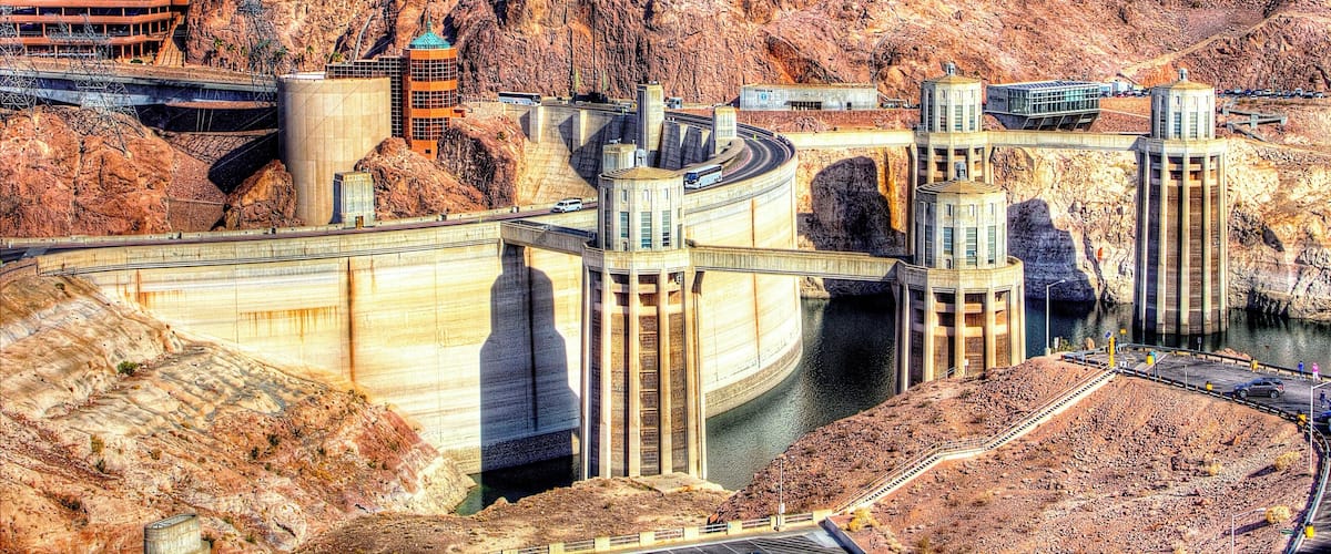 Hoover dam is an engineering marvel.
The deco architecture masks the wonders of the site with groundbreaking engineering and technology.
A wonderful site