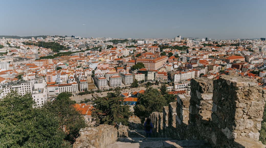 Castle of São Jorge featuring a city and landscape views