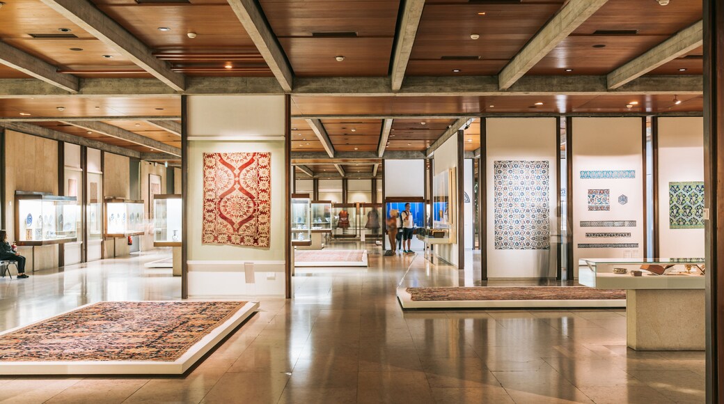 Gulbenkian Museum which includes interior views and art