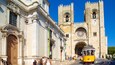 Lisbon Cathedral which includes a church or cathedral, street scenes and heritage architecture