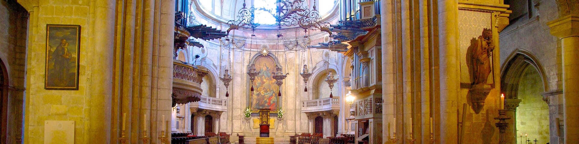 Catedral Sé Patriarcal welches beinhaltet historische Architektur, Innenansichten und Kirche oder Kathedrale