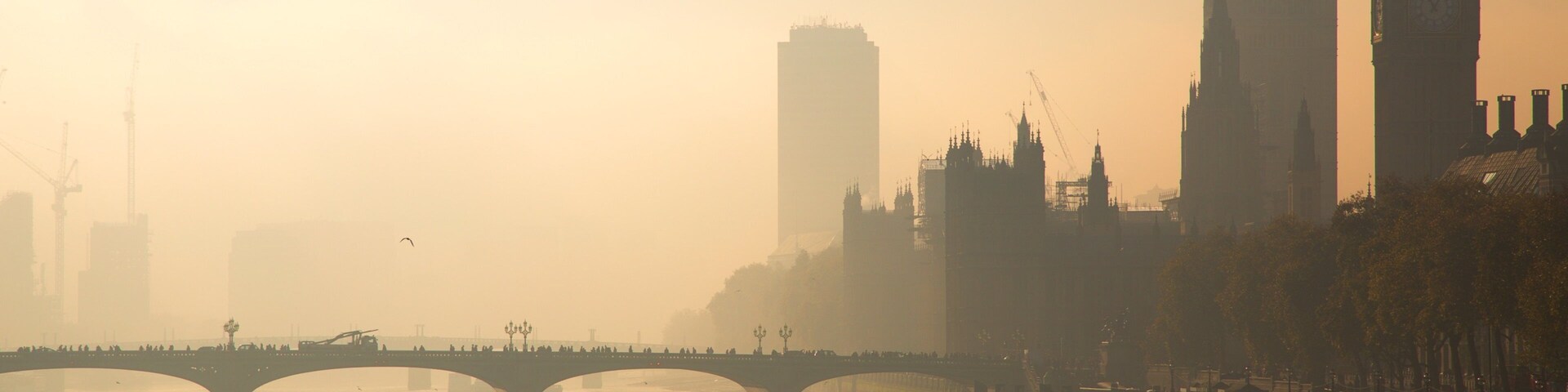 Houses of Parliament which includes a city, a sunset and a marina