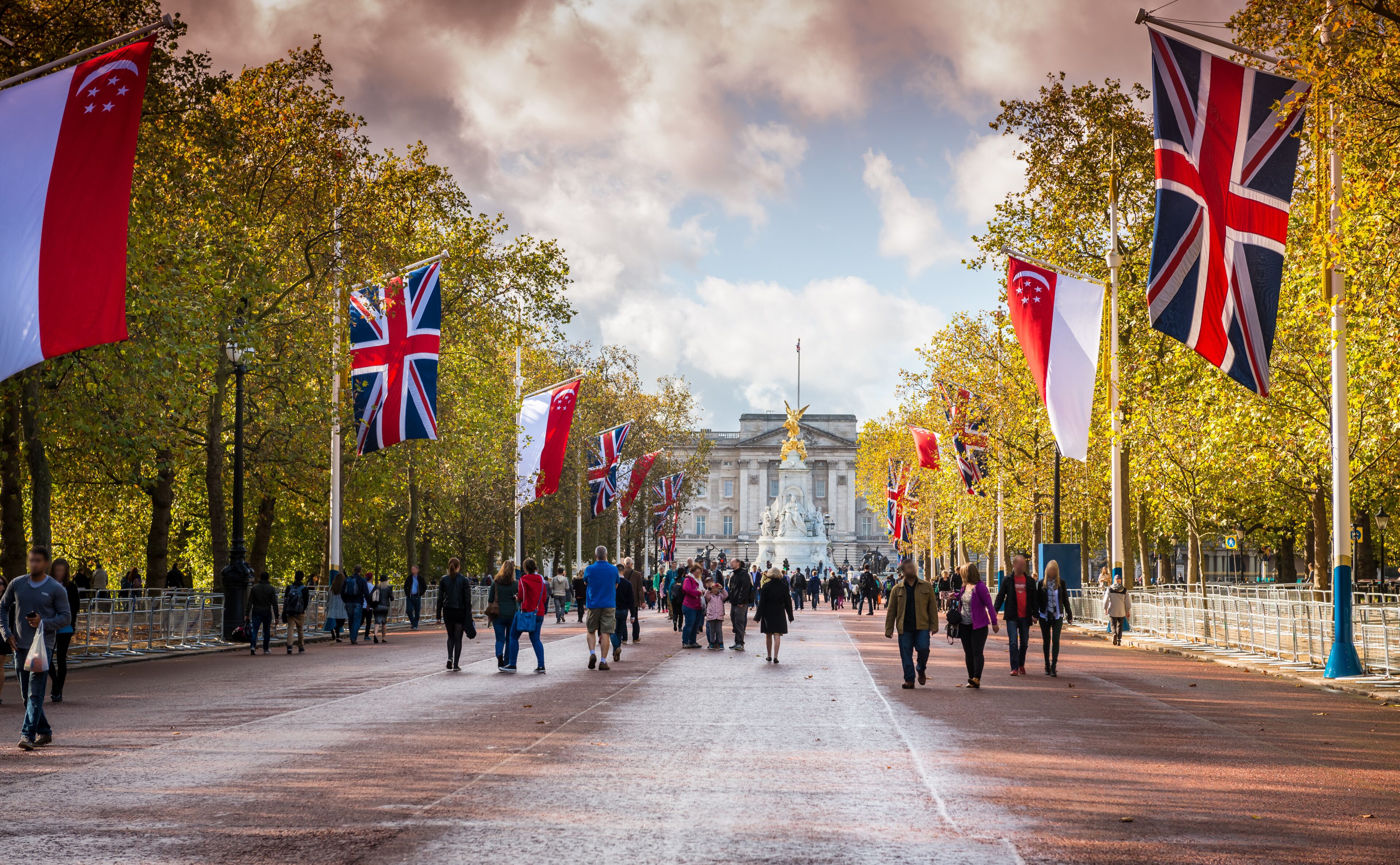 The Mall & Buckingham Palace, London