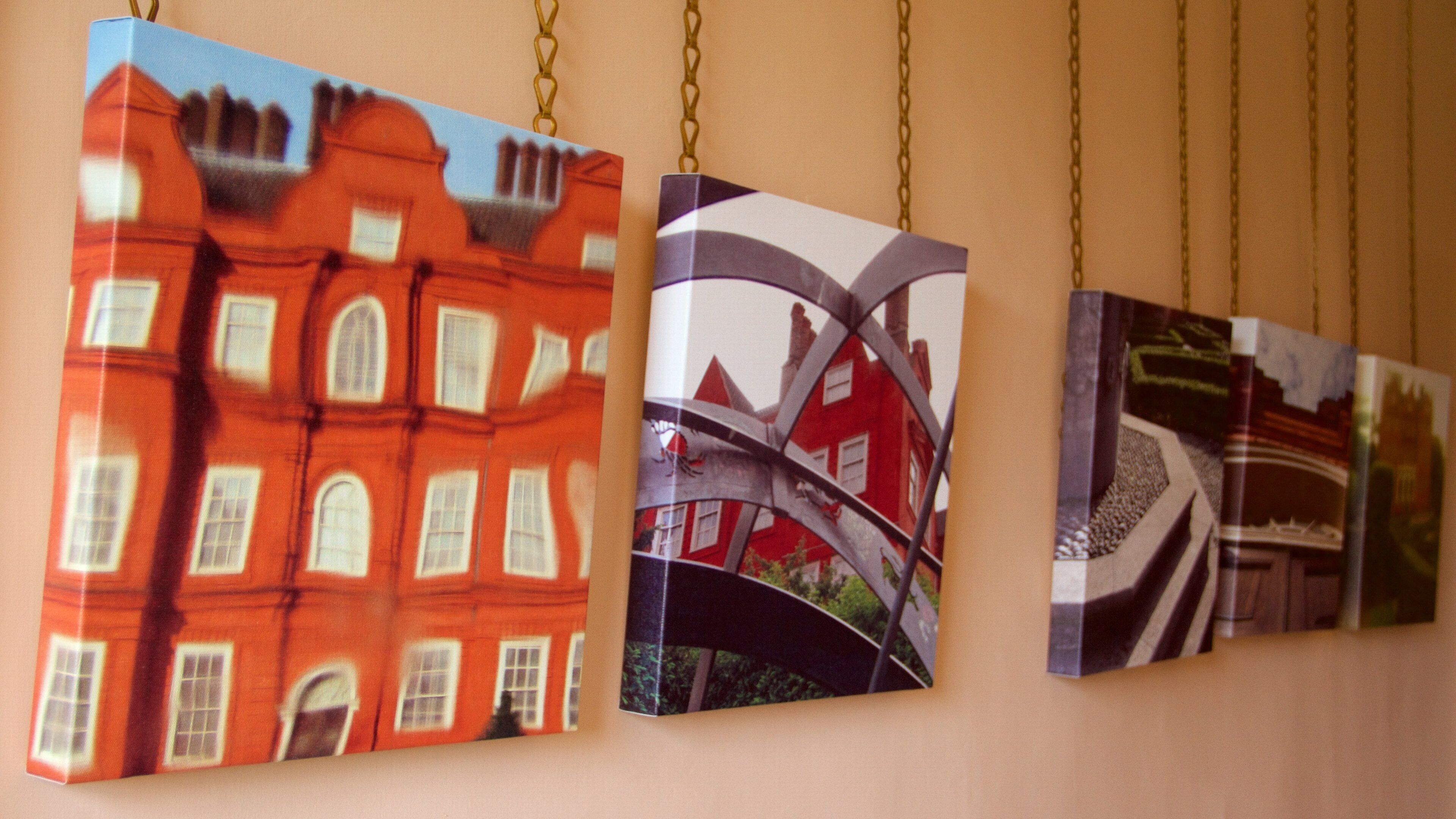 Kew Palace som viser kunst og interiør