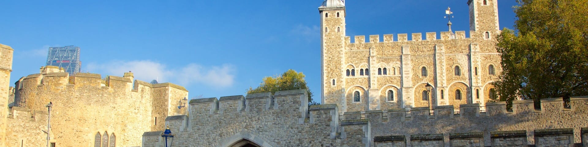 Tower of London which includes château or palace and heritage elements