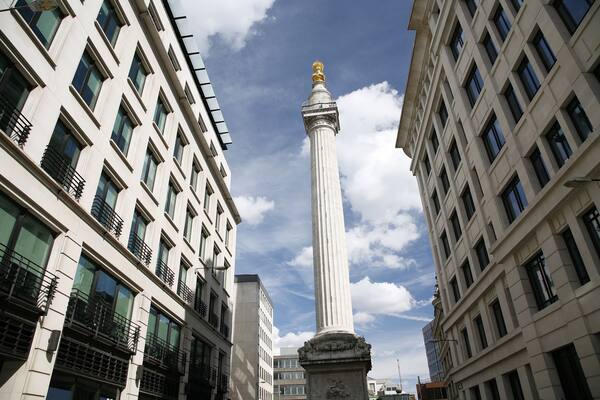 The Monument to commemorate the Great Fire of London in 1666; Shutterstock ID 109641089; Purchase Order: -
