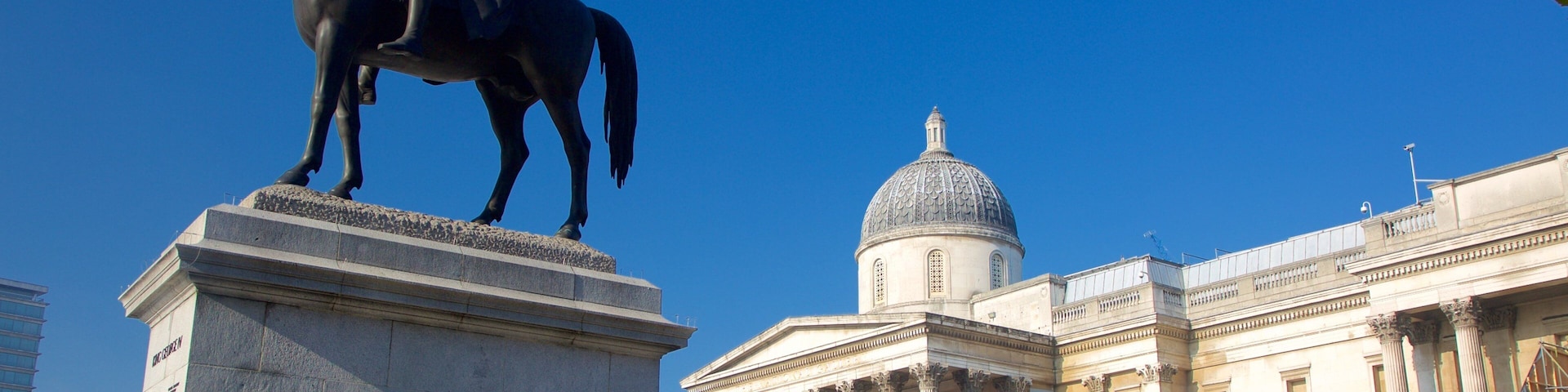 National Gallery mostrando una estatua o escultura y arquitectura patrimonial