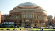 Royal Albert Hall som viser teater, historisk arkitektur og gatescener