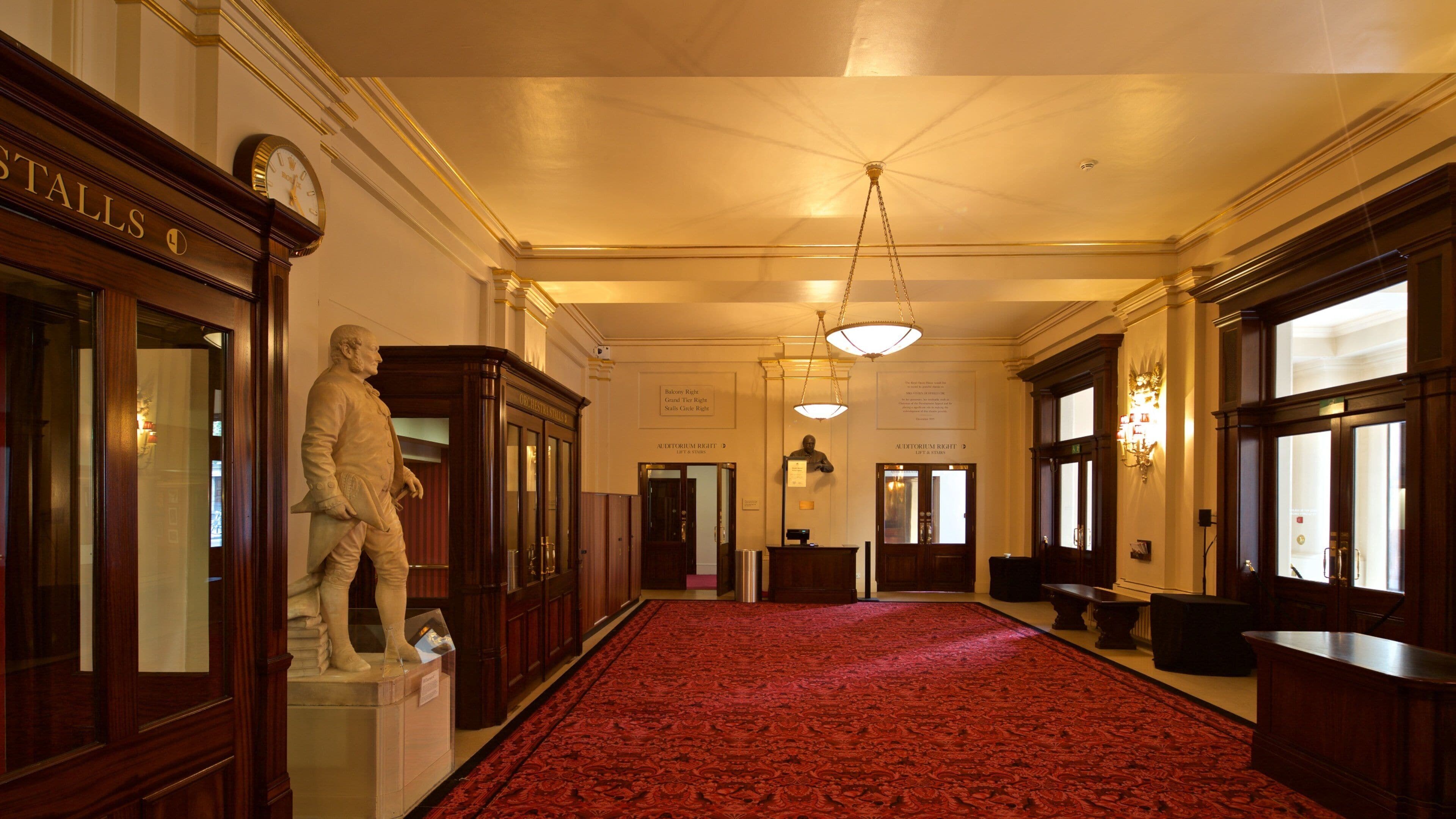 Royal Opera House which includes heritage elements, a statue or sculpture and interior views