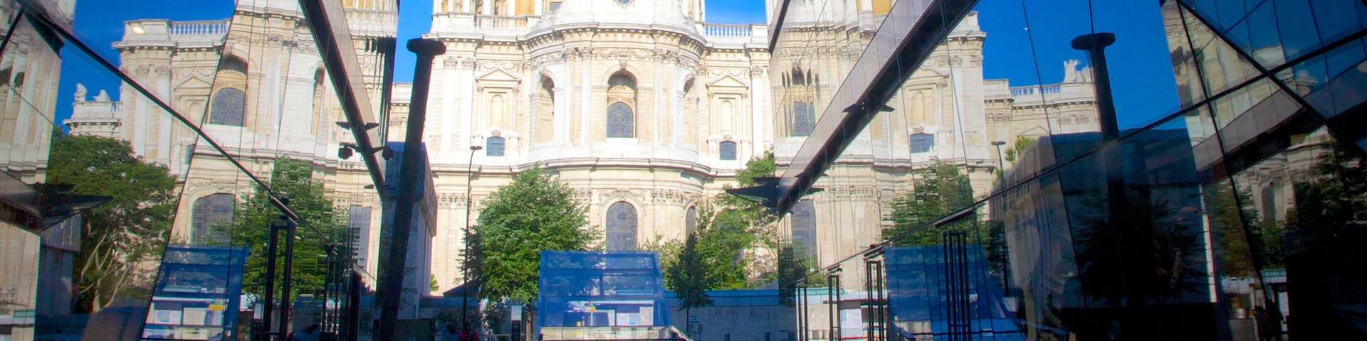 St. Paul\'s Cathedral which includes heritage architecture and a church or cathedral