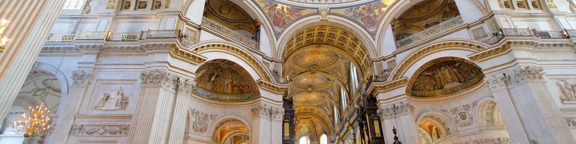 St. Paul\'s Cathedral which includes interior views, heritage architecture and a church or cathedral