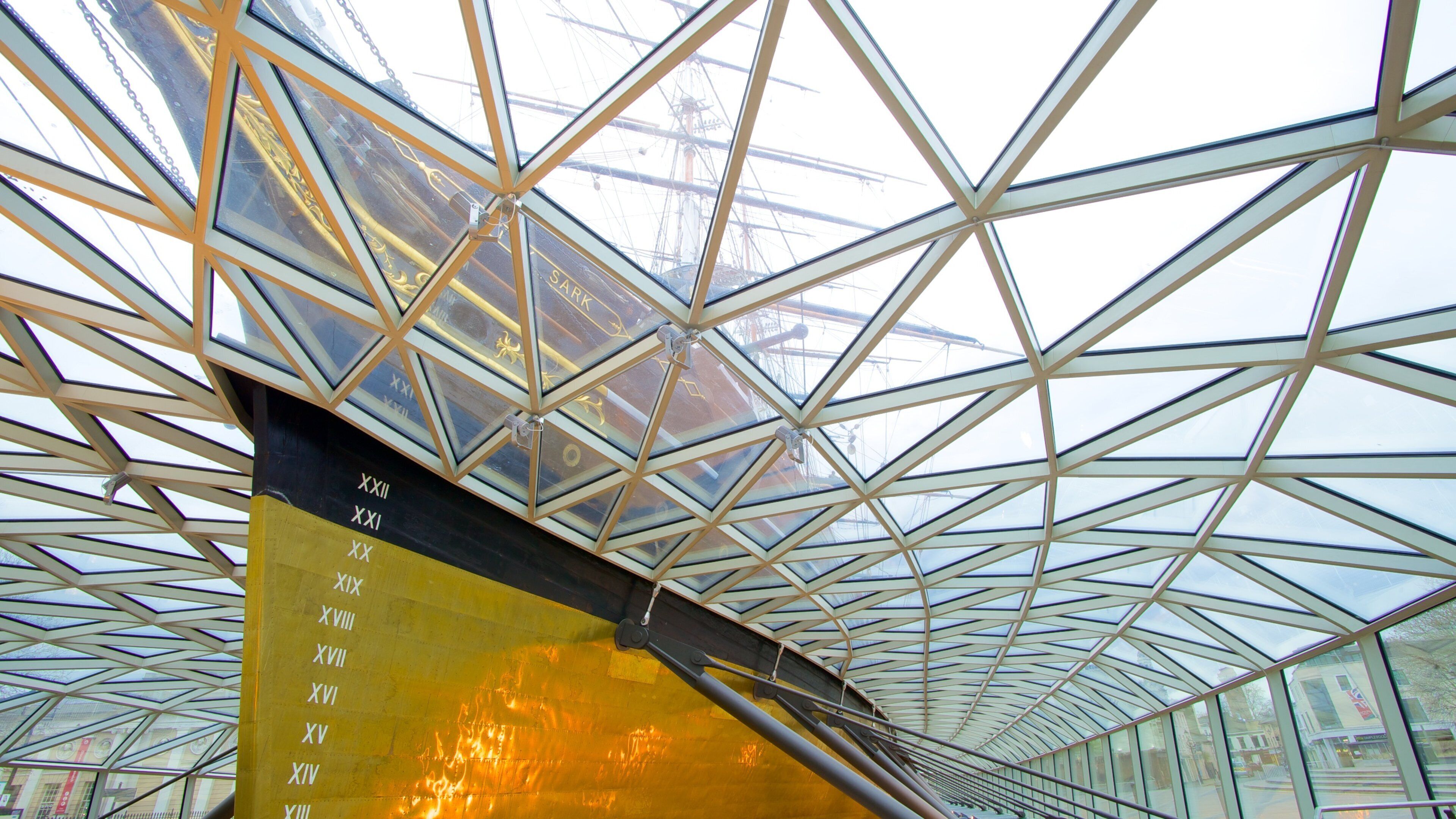 Cutty Sark showing interior views