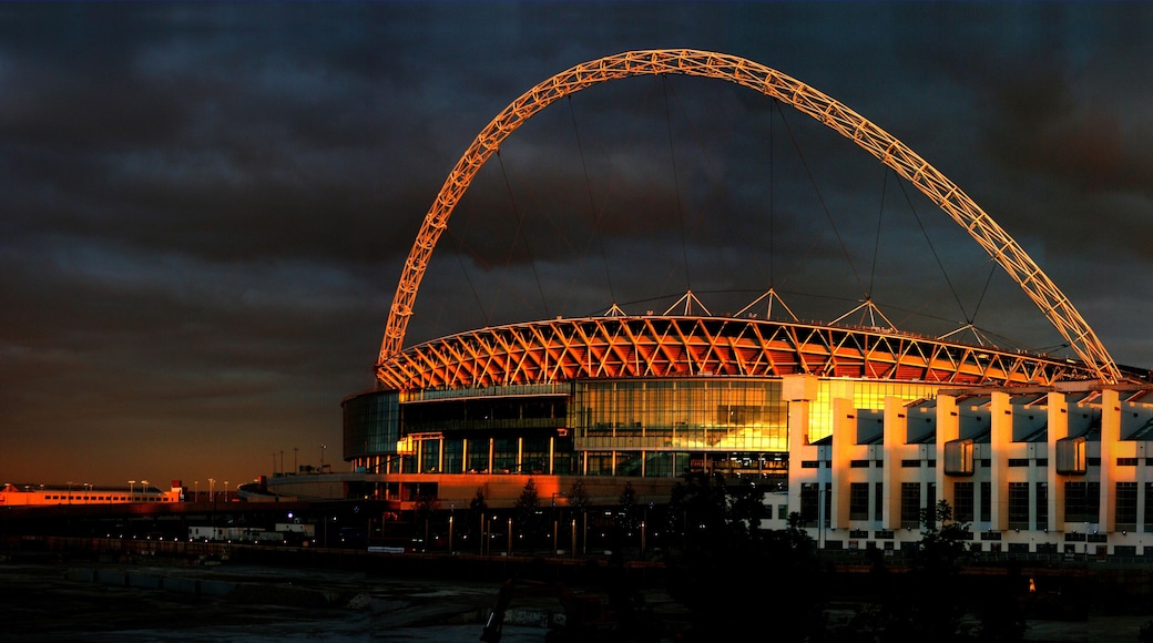 The stadium in the sunset in london.; Shutterstock ID 2698953