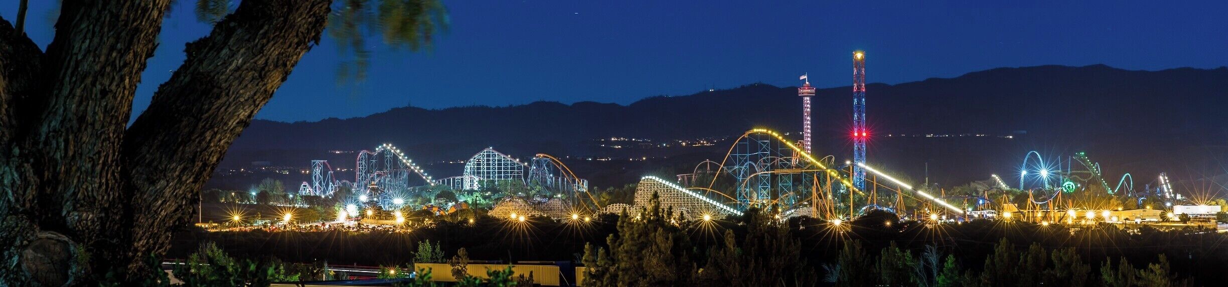 Magic Mountain gleams on a hot summer night.
#TroveOn
#StunningStructures
#FindingtheUniverse
#UrbanJungle