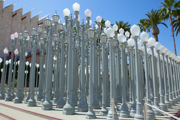 Los Angeles County Museum of Art which includes outdoor art