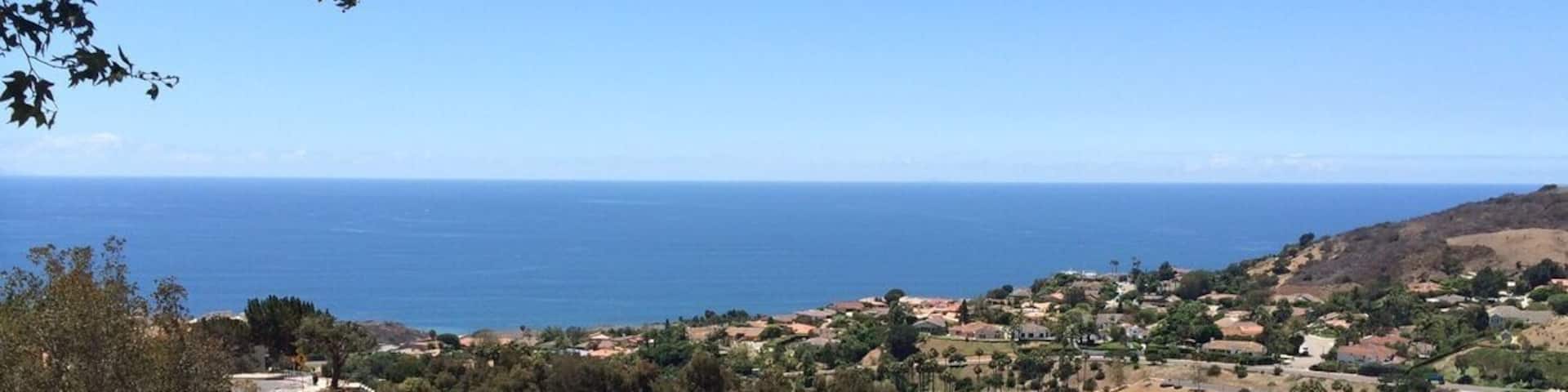 After days of triple digits summer heat in the desert, this sight of ocean in crystal blue was more than breathtaking.