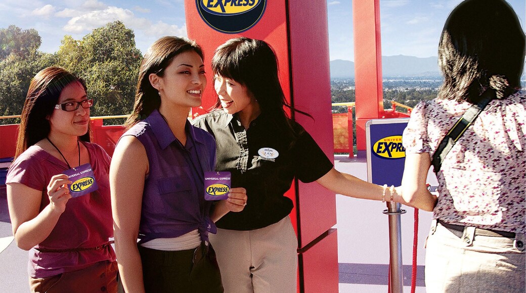 Universal Studios as well as a small group of people