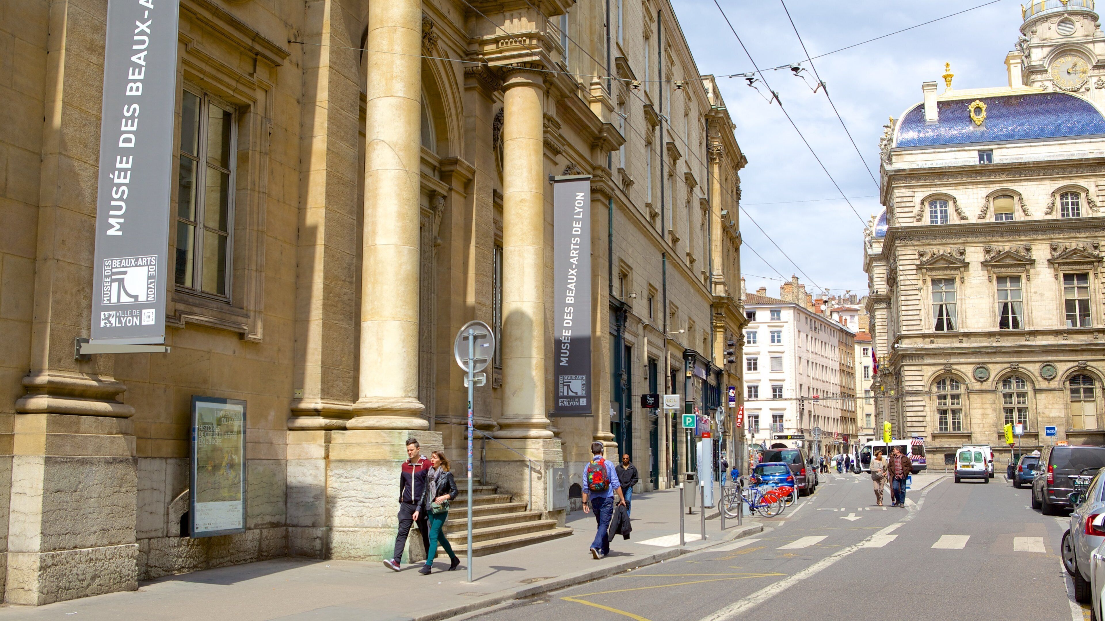 Lyon Museum of Fine Arts showing heritage architecture and street scenes