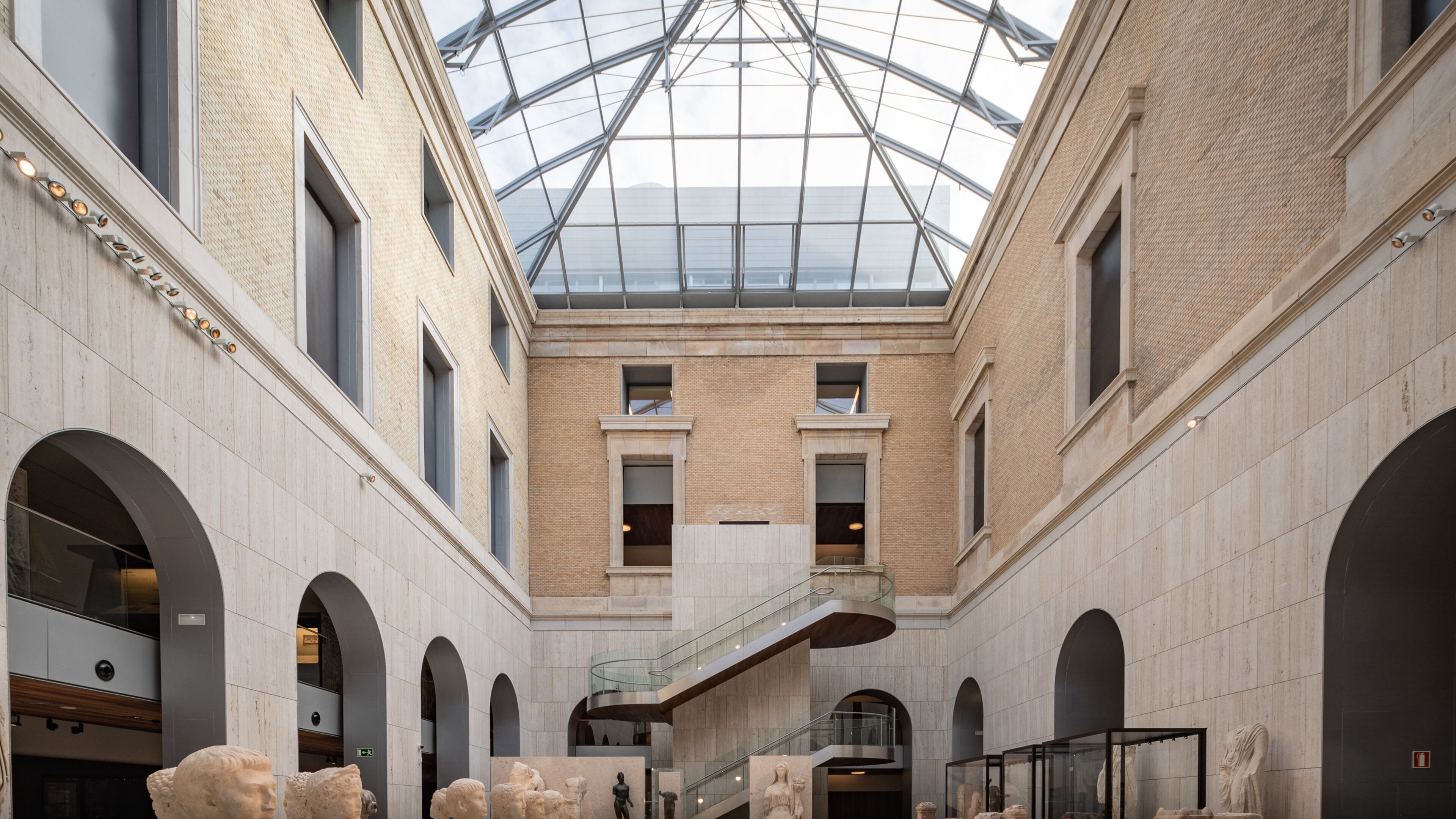 National Archaeological Museum of Spain featuring interior views
