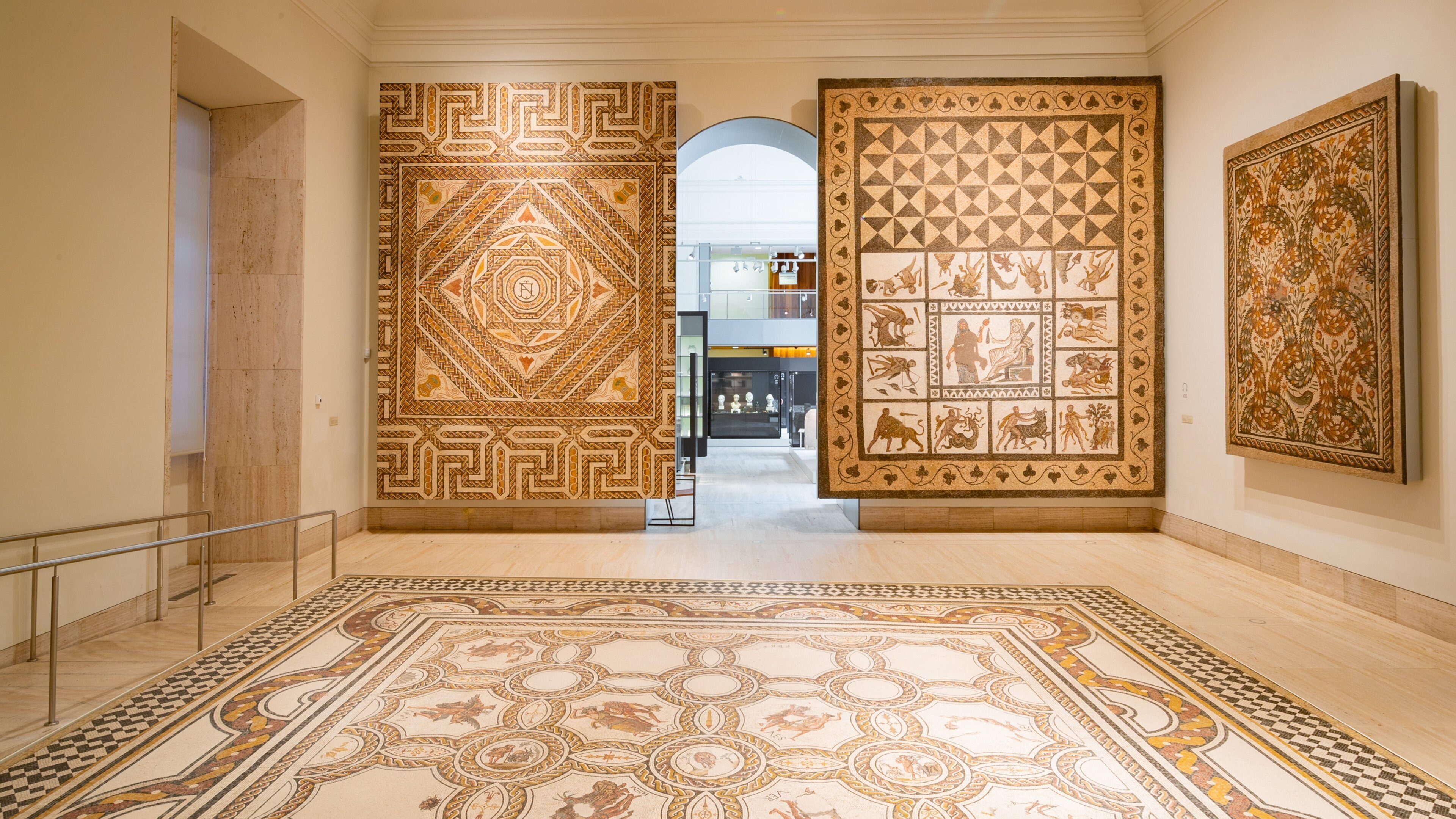 National Archaeological Museum of Spain showing interior views and art