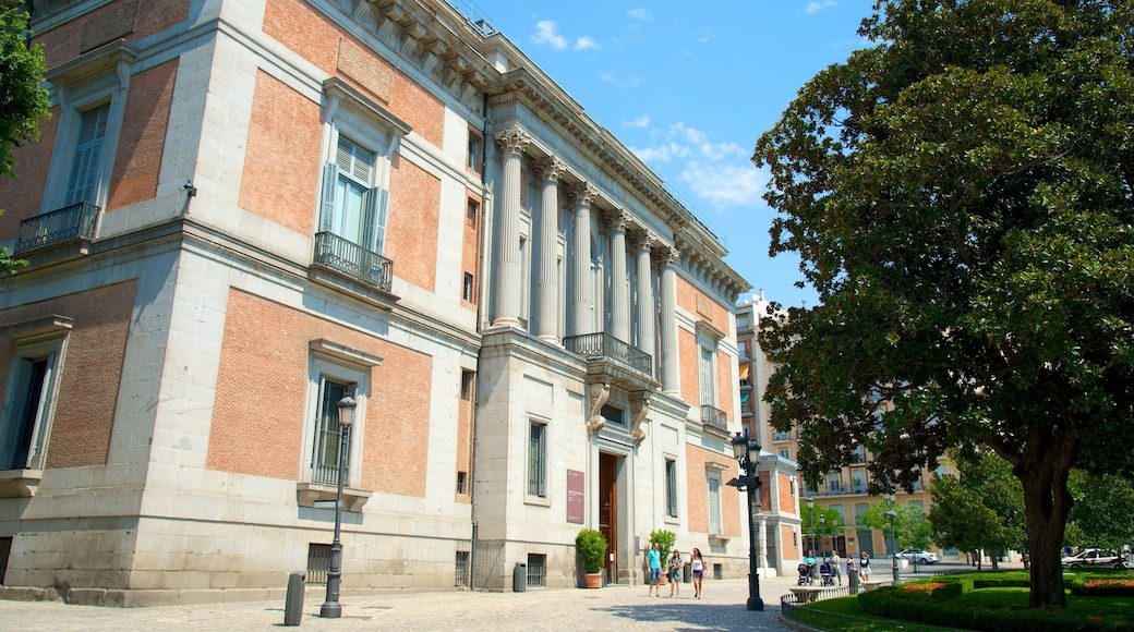 Prado Museum showing a square or plaza