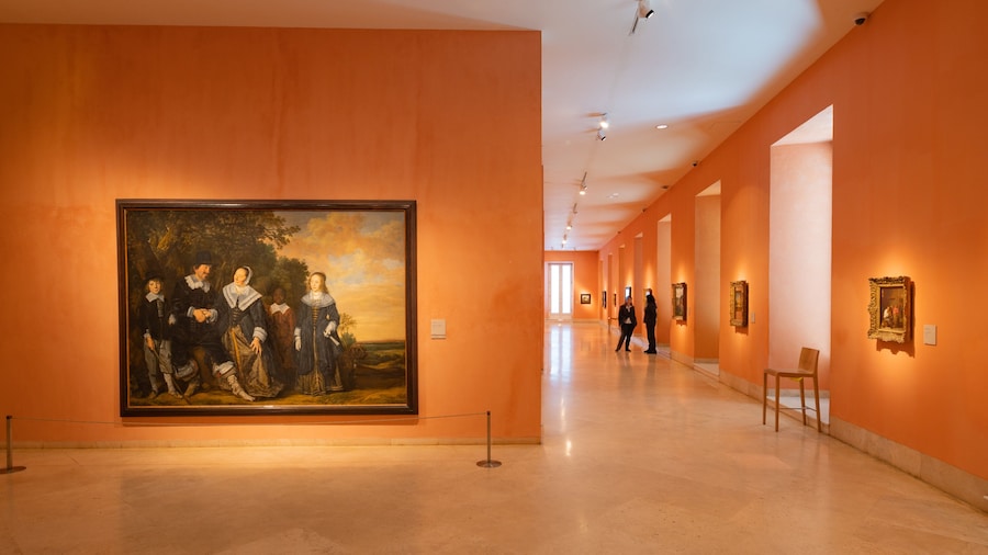 Thyssen-Bornemisza Museum showing art and interior views