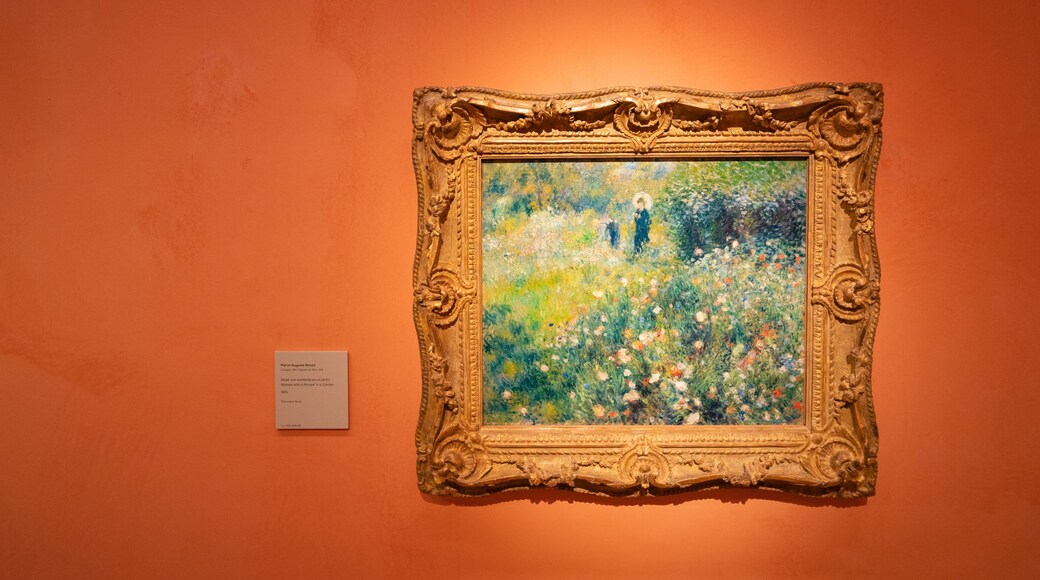 Thyssen-Bornemisza Museum featuring art and interior views