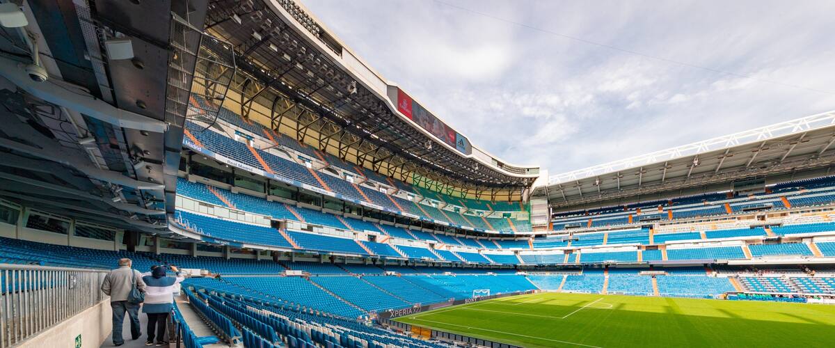 Santiago Bernabéu Stadium as well as a couple