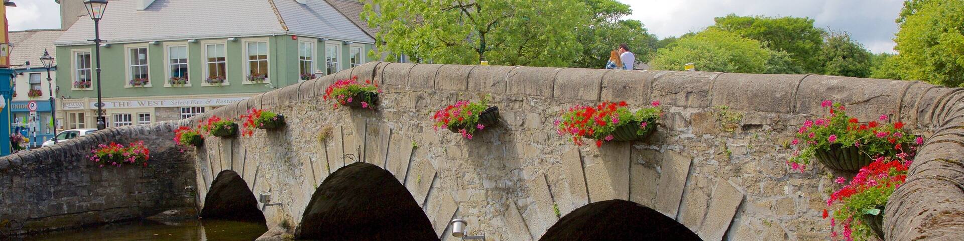 Westport showing a bridge, a river or creek and heritage architecture