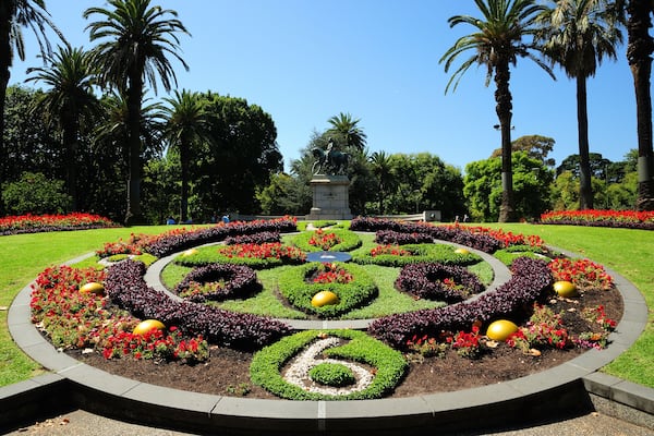 Colourful flowers at the Royal Botanic Gardens, Melbourne, Victoria, Australia