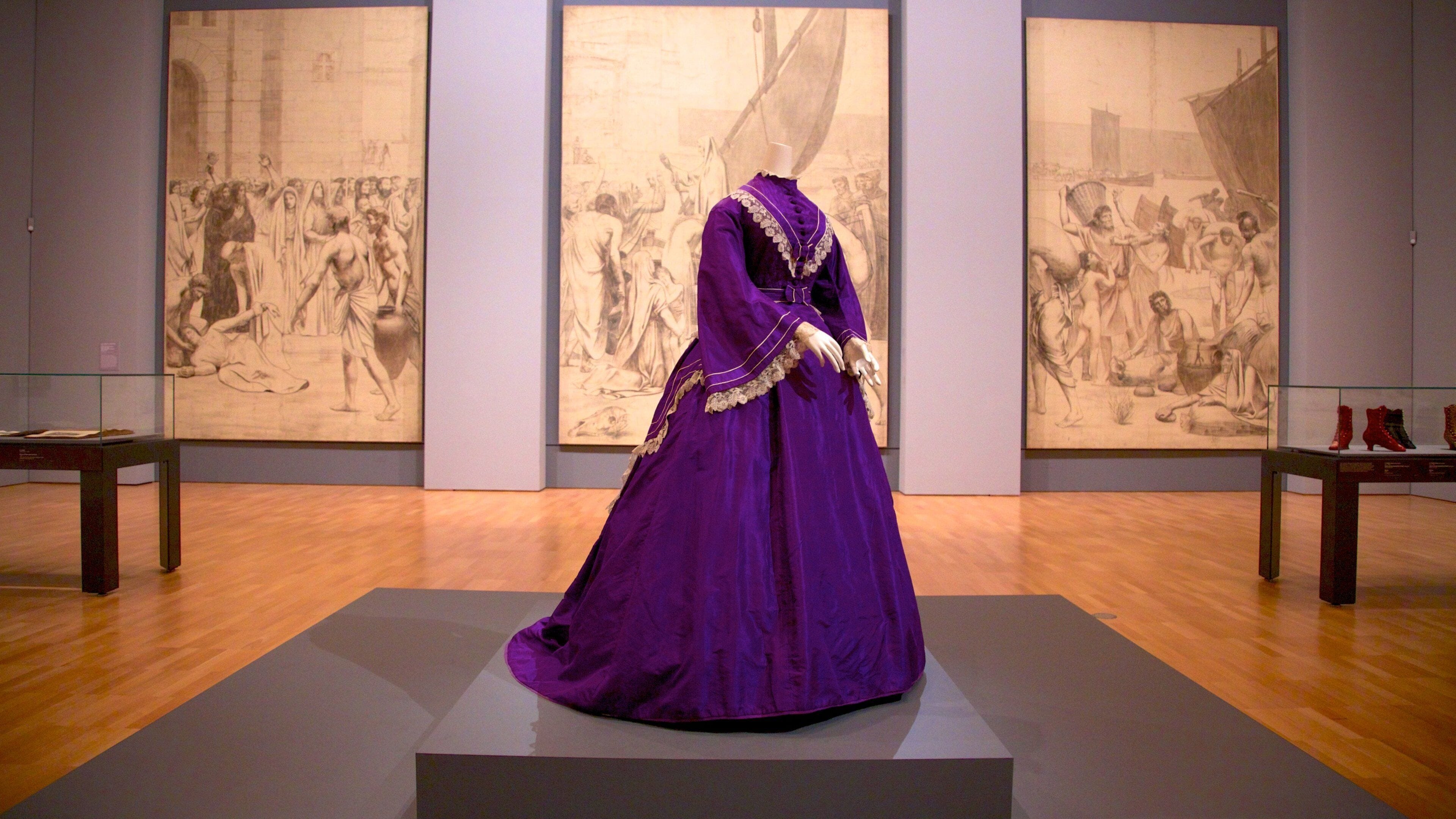 維多利亞國立美術館 呈现出 內部景觀