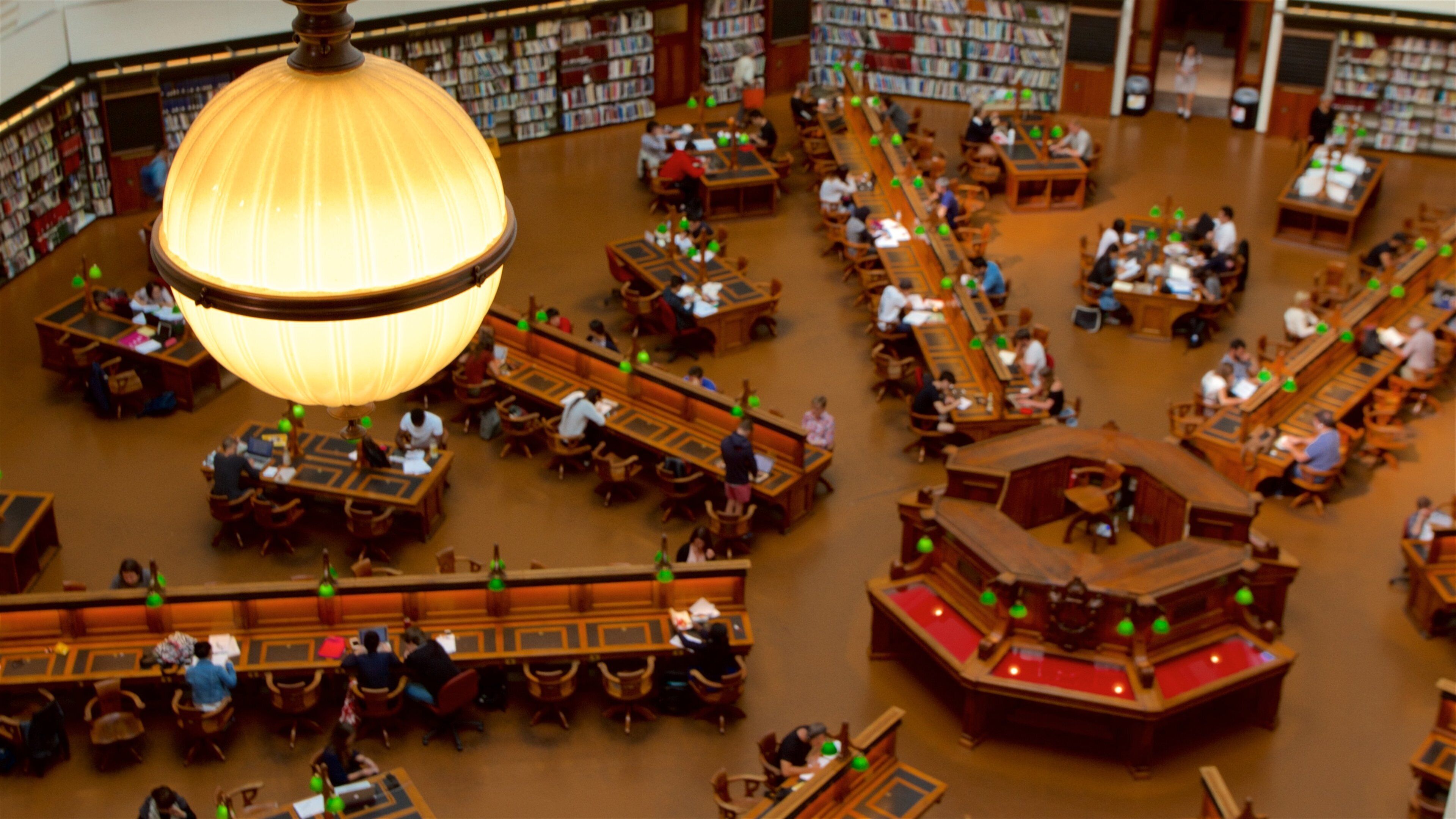 State Library of Victoria montrant patrimoine architectural, vues intérieures et bâtiment public
