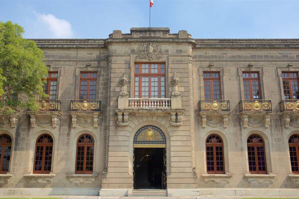 Schloss Chapultepec welches beinhaltet historische Architektur und Burg
